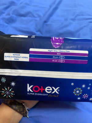 Kotex Herbal Super Overnight 35cm 12pcs