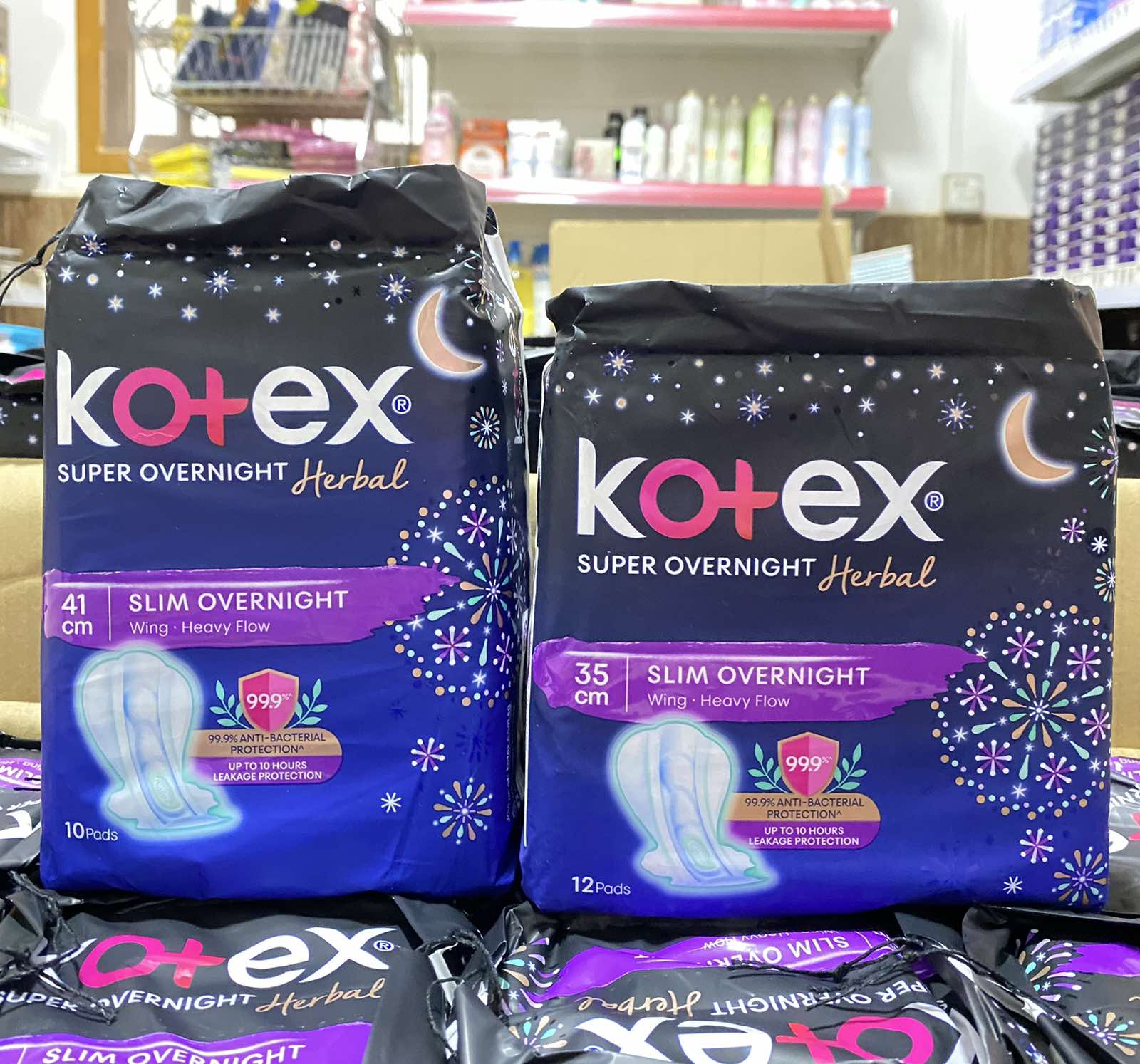 Kotex Herbal Super Overnight 41cm 10pcs