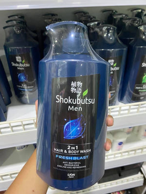 Shokobutsu men 2in1 hair and body wash - 850ml