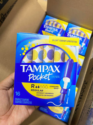 Tampax Pocket Pearl Super Compact Tampons -16pcs