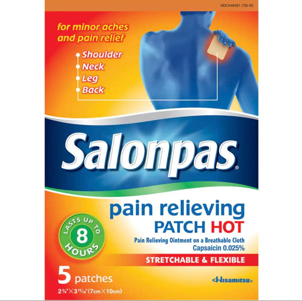 Salonpas Pain Relief Patch HOT- 5s