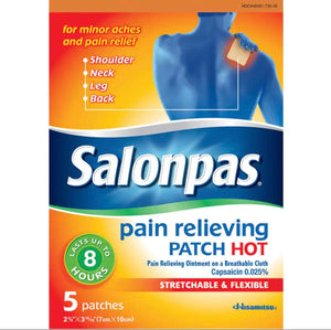 Salonpas Pain Relief Patch HOT- 5s