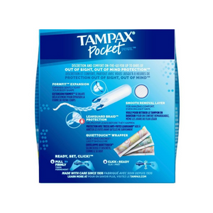 Tampax Pocket Pearl Regular Compact Tampons -16pcs