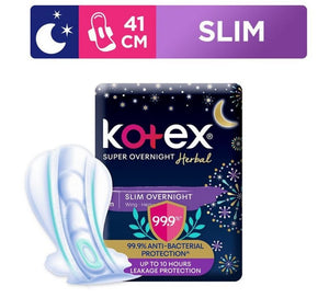 Kotex Herbal Super Overnight 41cm 10pcs