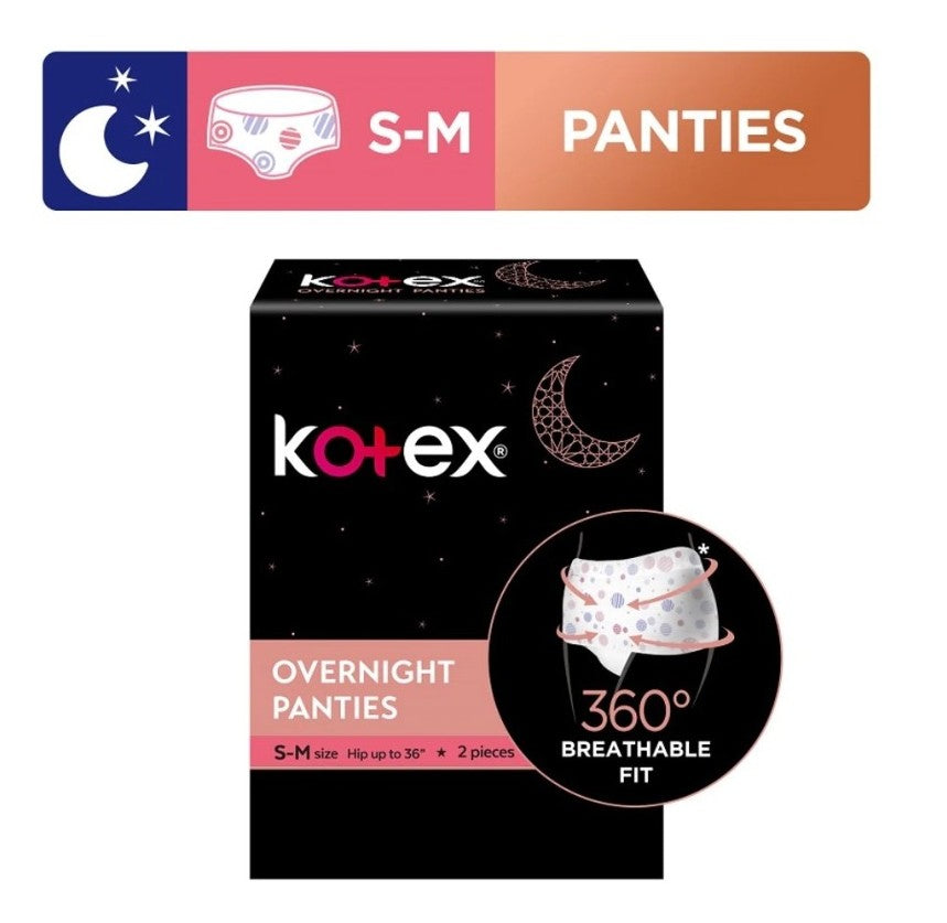 Kotex Panties BOX S-M တင်ဆိုက် 36 လက်မ အောက်