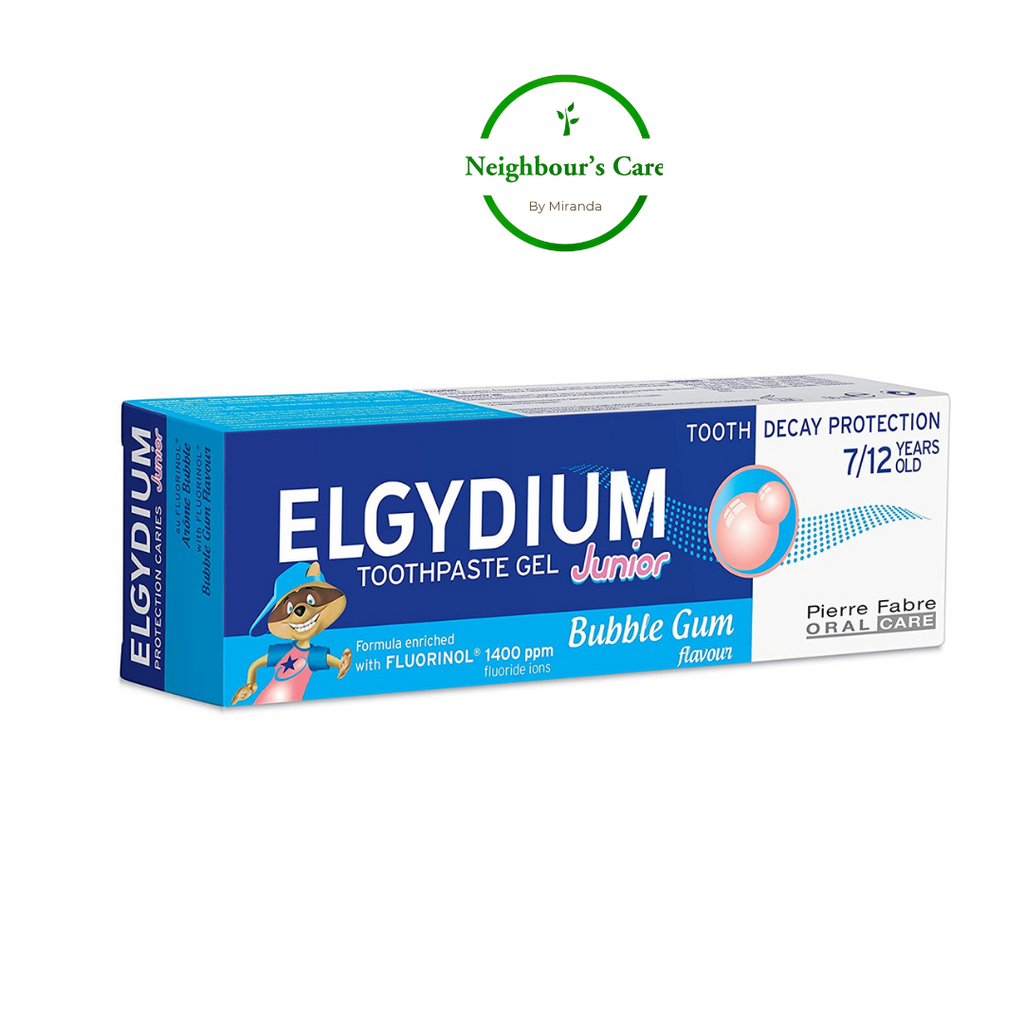 Elgydium Junior Bubble Gum Toothpaste (7-12 Years) - 50 ml