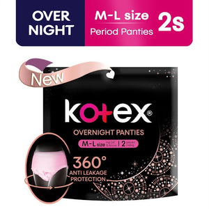 Kotex Panties M-L တင်ဆိုက် 34 လက်မ အထက်