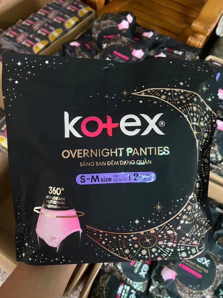 Kotex Panties S-M တင်ဆိုက် 36 လက်မ အောက်